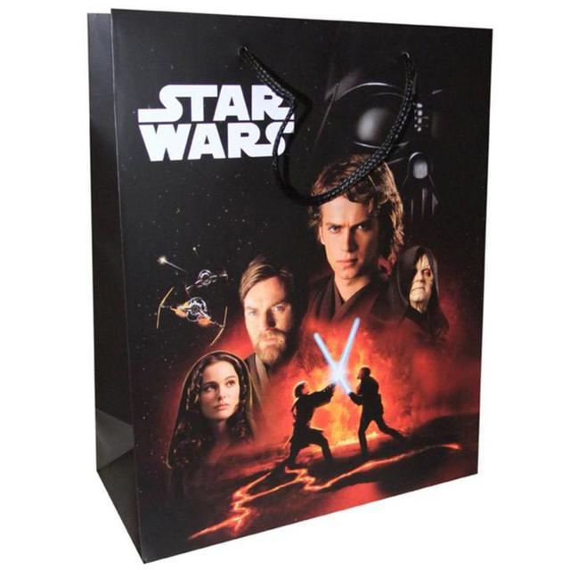 3701037600092 - Star Wars - Sac cadeau format livre avec cordelettes