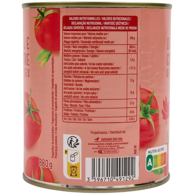 3596710491292 - Auchan - Double concentré de tomates