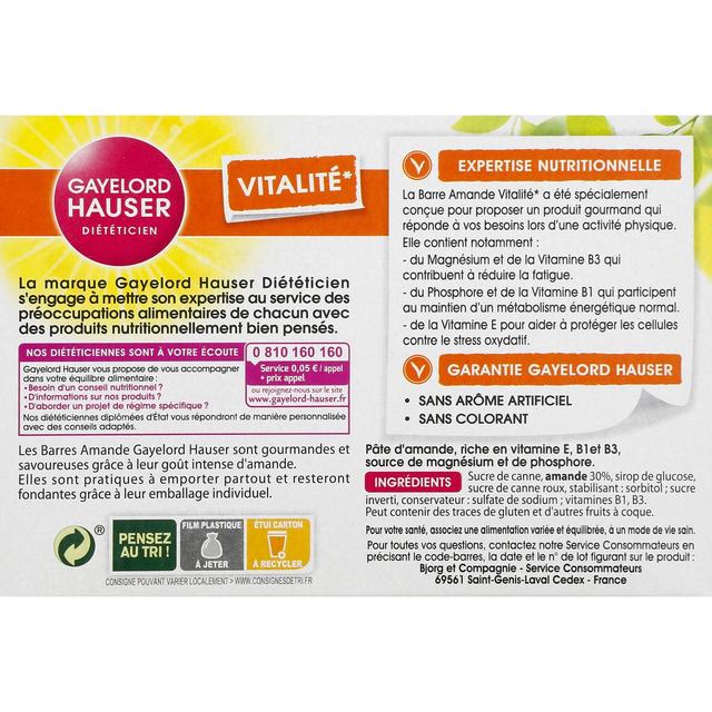 3229820141992 - Gayelord Hauser - Barres amande