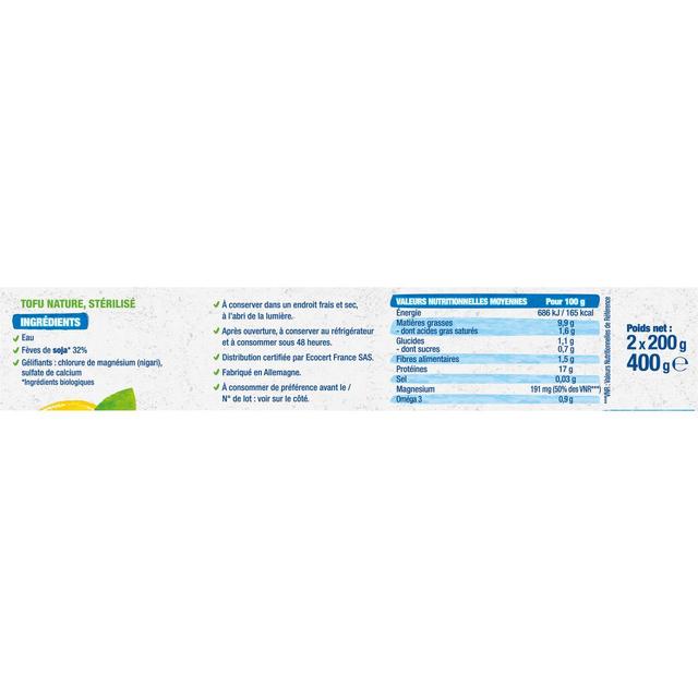 3229820762692 - Bjorg - Tofu nature bio