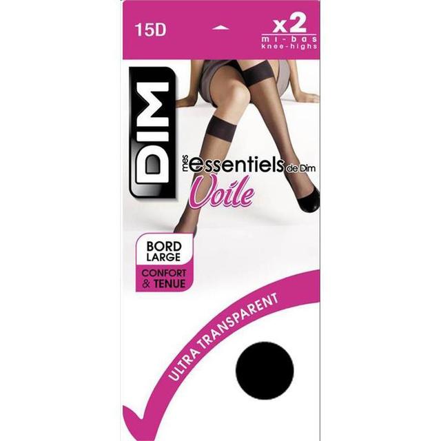 3040522773492 - Dim - 2 paires de mi-bas en voile Noirs