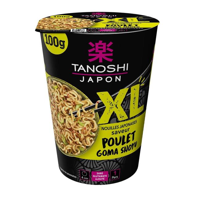 3229820804392 - Tanoshi - Japon - Nouilles Japonaises Saveur Poulet Goma Shoyu en Cup XL