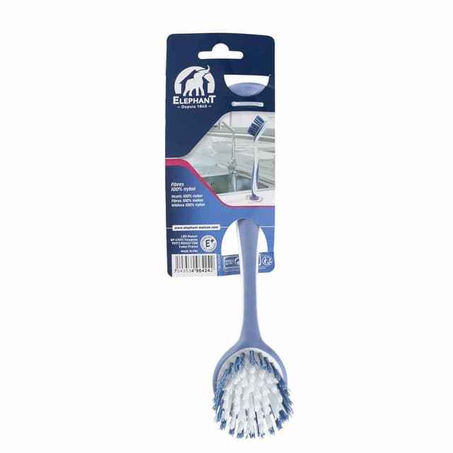 3543534965492 - Elephant - Brosse vaisselle ventouse Sanitized