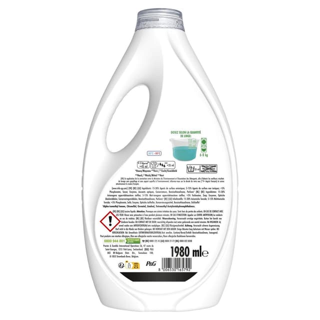 8006530165792 - Ariel - Lessive liquide Ultra détachant