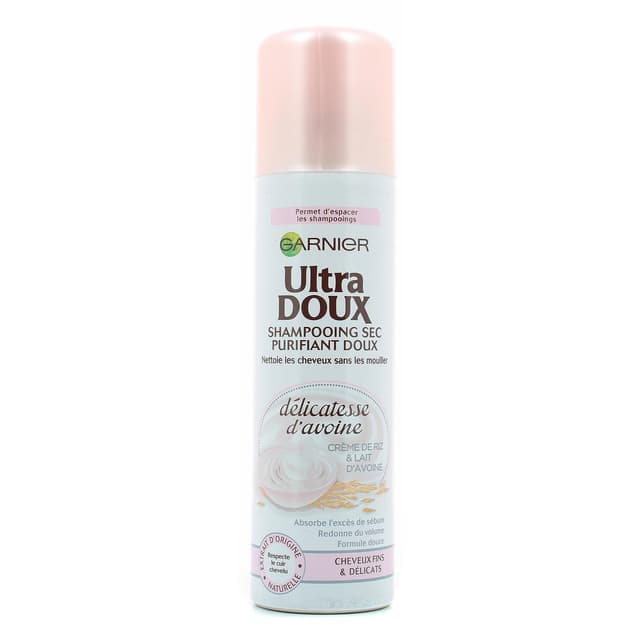 3600541956292 - Garnier - Ultra Doux - Shampooing sec purifiant doux délicatesse d'avoine