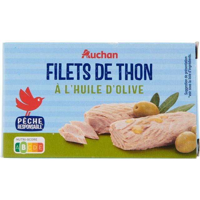 3596710356492 - Auchan - Filets de thon à l'huile d'Olive