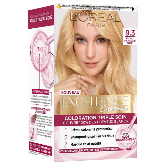 3054080006992 - L'Oréal Paris Excellence crème - Coloration 9.3 Blond Très Clair Doré