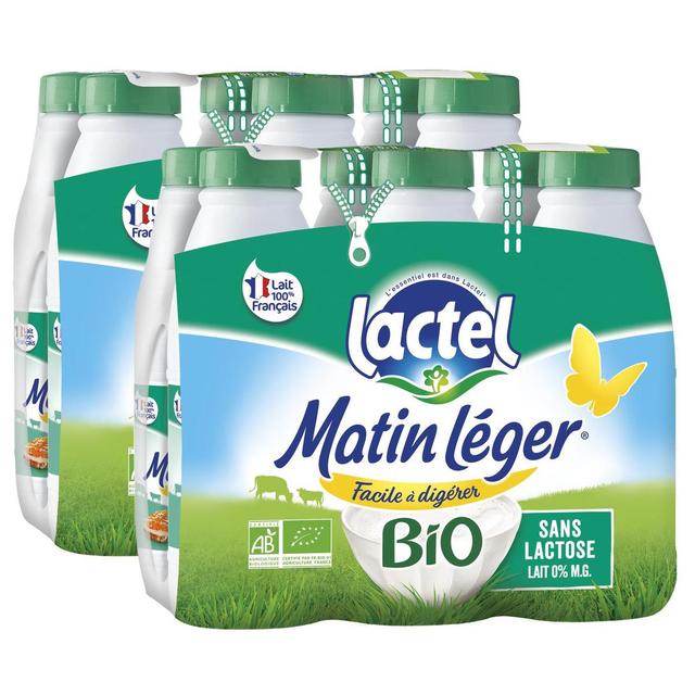 2050000377792 - Matin Léger de Lactel - Lait sans lactose Bio écrémé 0% mg
