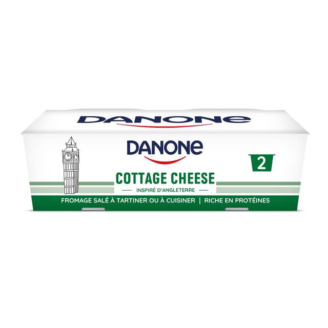 3033491997792 - Les Danone Du Monde - Fromage salé - Cottage Cheese