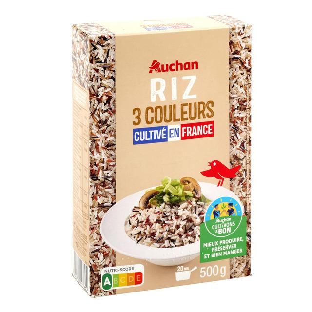 3596710527892 - Auchan - Riz 3 couleurs cultivé en France