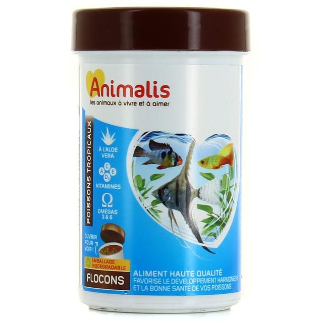 3700602094380 - Animalis - Aliments flocons pour poissons tropicaux