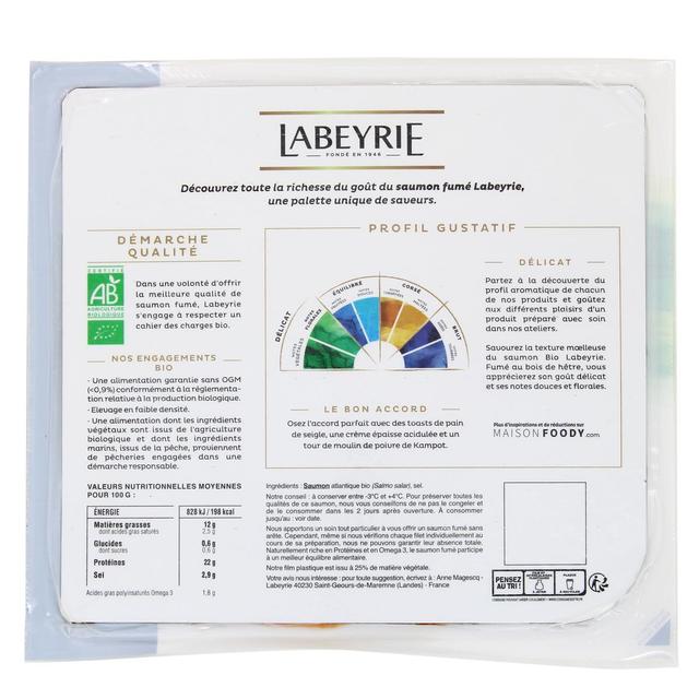 3033610069492 - Labeyrie - Saumon Fumé Le Bio Equilibré