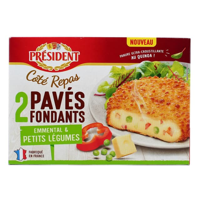 3228021220093 - Président - Pavés Emmental Légumes
