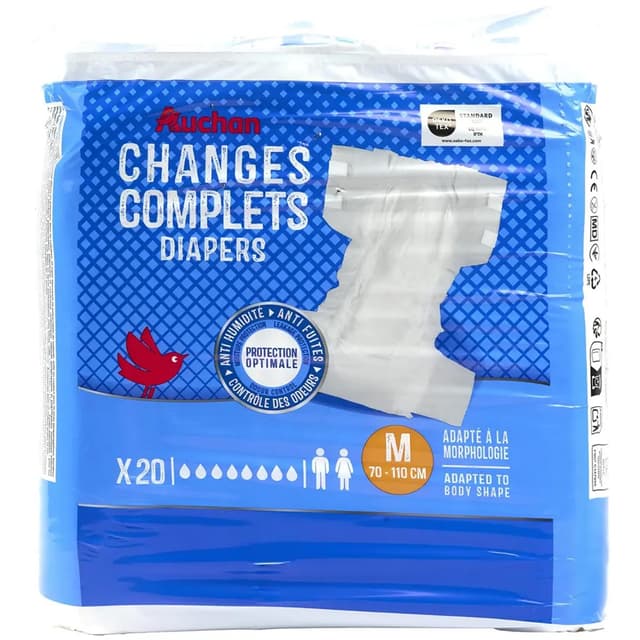 3596710560493 - Auchan - Changes complets taille M