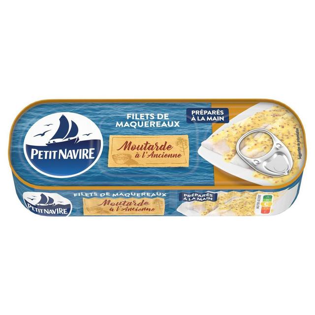 3019081241193 - Petit Navire - Filets de Maquereaux Moutarde à l'Ancienne