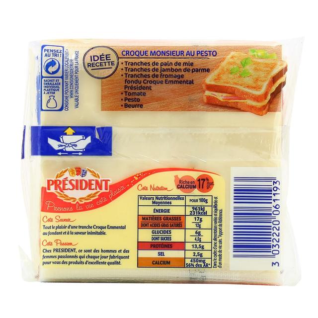 3032220061193 - Président - Croque Emmental