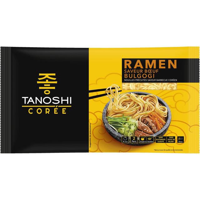 3229820801193 - Tanoshi - Corée - Ramen Nouilles Coréennes Bulgogi Saveur Boeuf