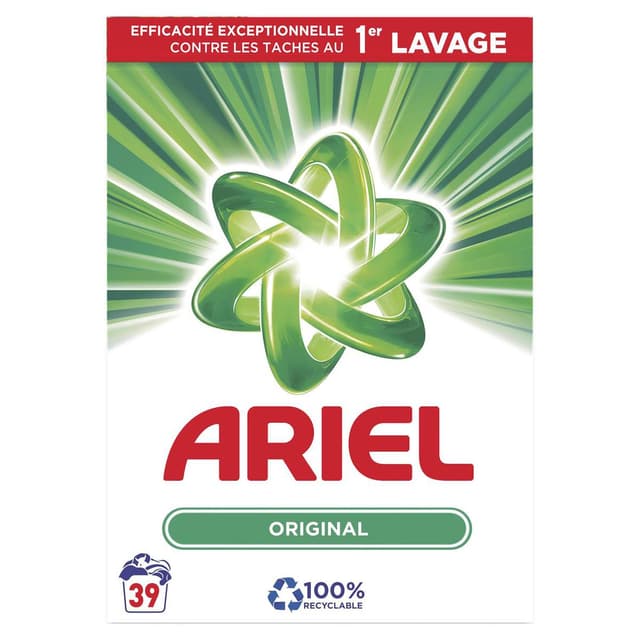 4015400871293 - Ariel - Lessive en poudre 39 lavages