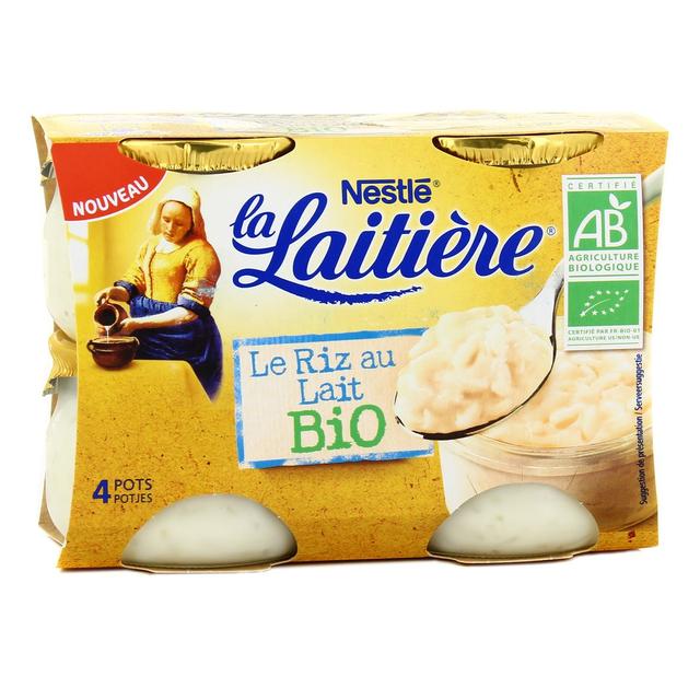 3023290002193 - La laitière - Riz au lait bio