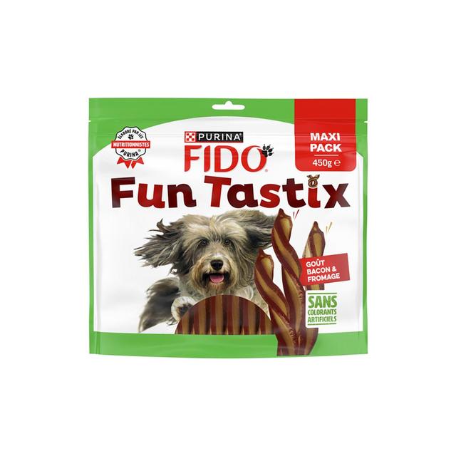 8445290782793 - Purina - Fido - Friandises Fun Tastix Bacon et Fromage pour Chien