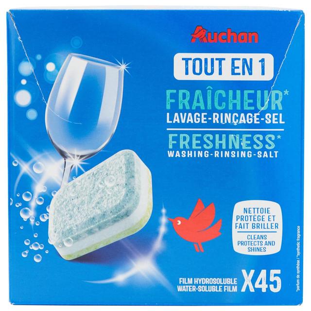 3596710513093 - Auchan - Tablettes lave-vaisselle tout en 1 fraîcheur