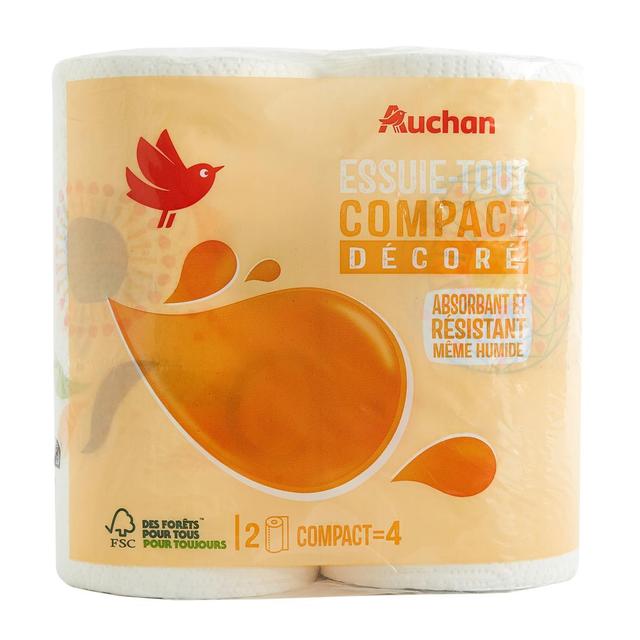 3596710533893 - Auchan - Essuie-tout compact décoré