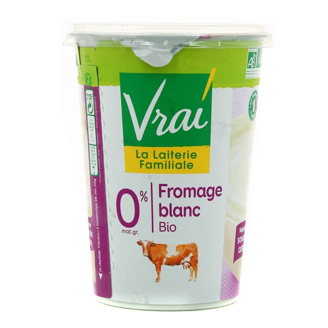 3273220504093 - Vrai - Fromage blanc 0% bio