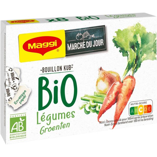 8585002484093 - Maggi - Bouillon Kub Légumes Bio - 8 cubes