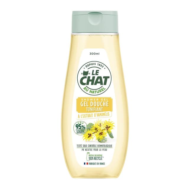 3178041354493 - Le Chat - Gel Douche tonifiant à l'extrait hamamélis