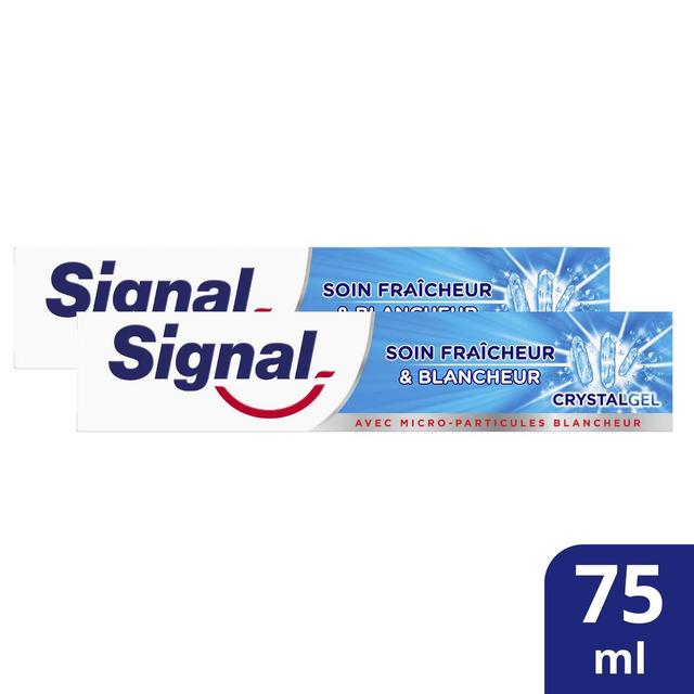 2050000274893 - Signal - Dentifrice Soin Fraîcheur et Blancheur Crystal Gel