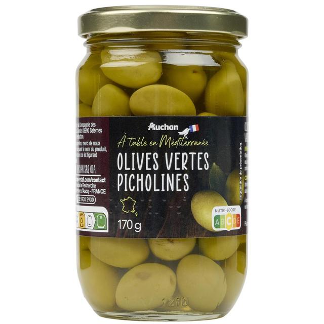 3596710434893 - Auchan Terroir - Olives vertes picholines