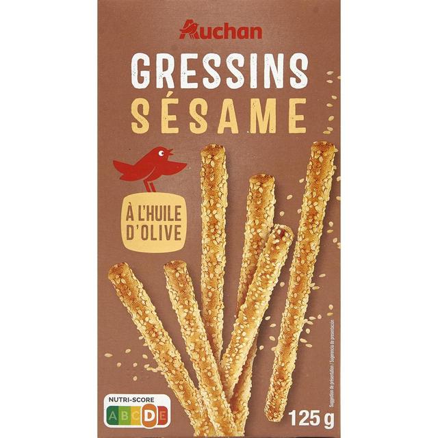 3596710327393 - Auchan - Gressins au sésame