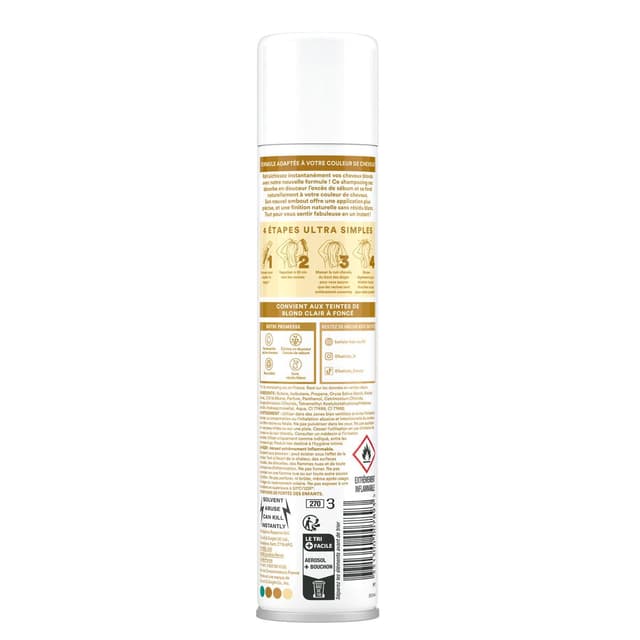 3331300007893 - Batiste - Shampoing sec blond