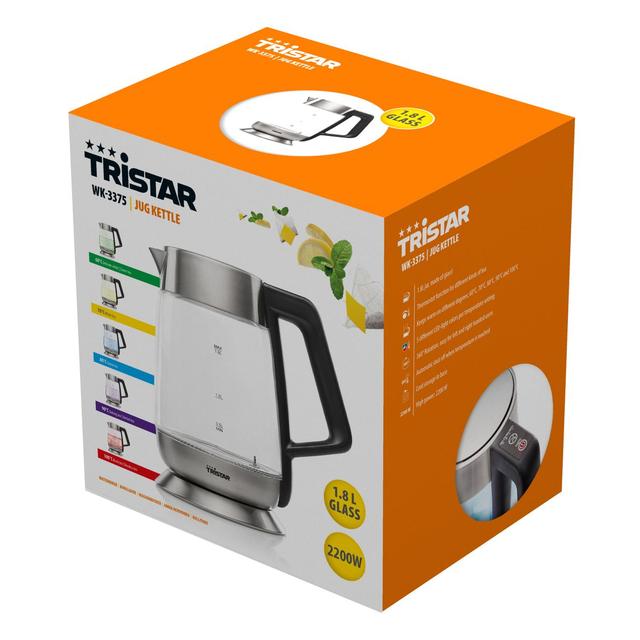 8713016038593 - Tristar - Bouilloire électrique verseuse en verre- WK-3375