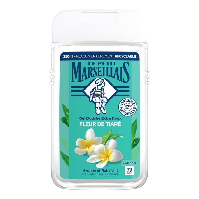 3574661699493 - Le Petit Marseillais - Gel Douche Extra Doux Fleur de Tiaré