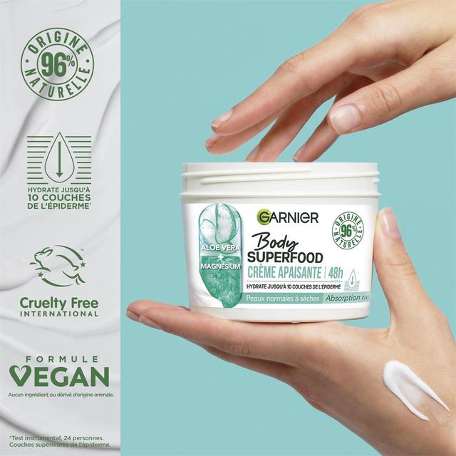 3600542469593 - Garnier Body Superfood - Crème apaisante Aloe vera Magnésium