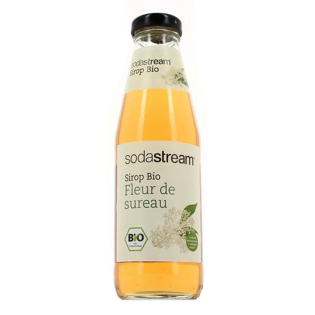 3291480779693 - Sodastream - Fleur de sureau Bio- Sirop concentré spécial boisson gazeuse