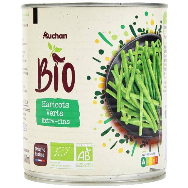 3596710479993 - Auchan BIO - Haricots verts extra-fins Bio
