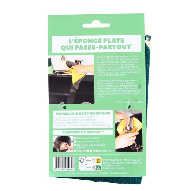 3760342990694 - Inga - Eponge lavable verte