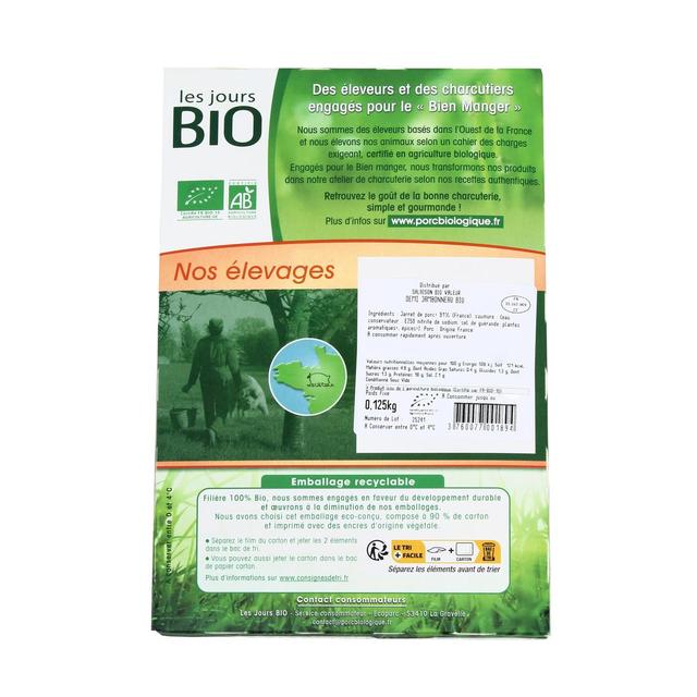 3760077001894 - Les Jours Bio - Demi Jambonneau Bio