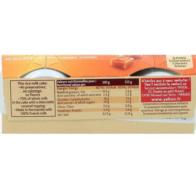 3700278401994 - Yabon - Gâteau de riz au caramel