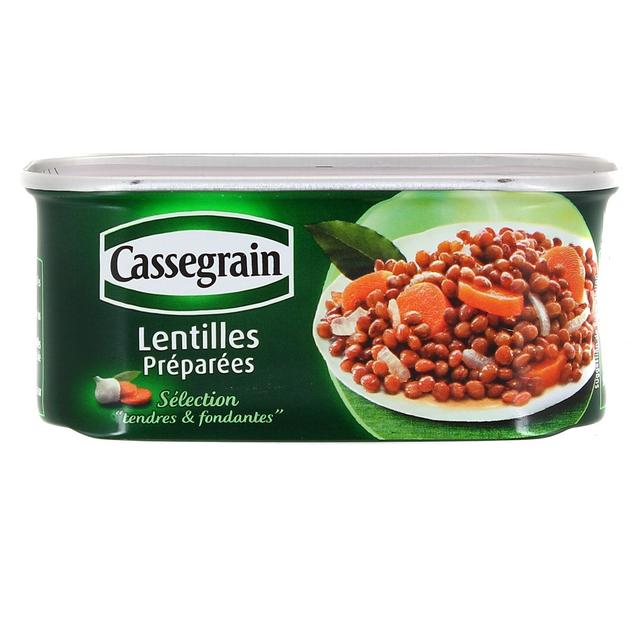 3083680652094 - Cassegrain - Lentilles préparées tendres et fondantes