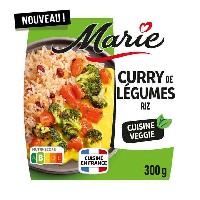 3248830002994 - Marie - Curry de Légumes, Lait de Coco Riz à l'Oriental