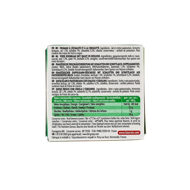 3073781074994 - Boursin - Fromage à tartiner Echalote & Ciboulette