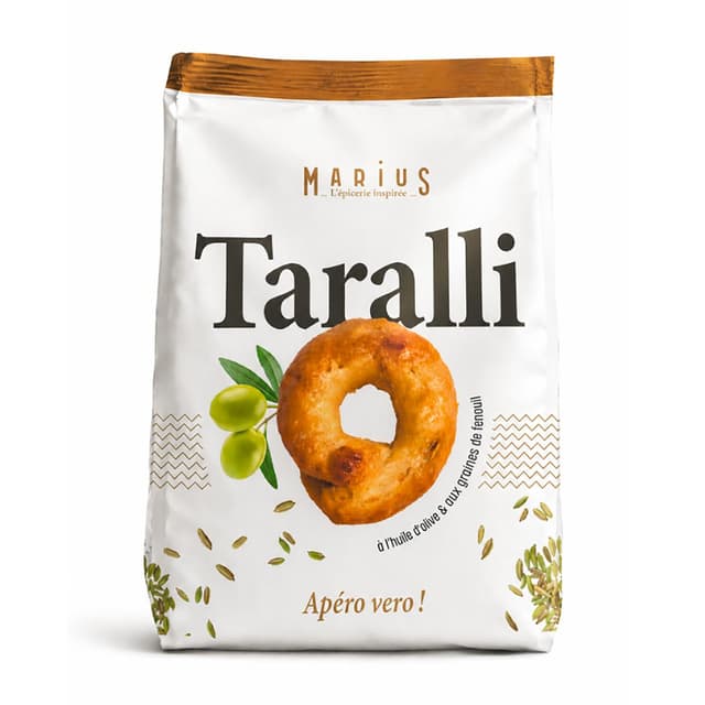 3183811015894 - Marius, L'Épicerie Inspirée - Taralli à l'huile d'olive et aux graines de fenouil