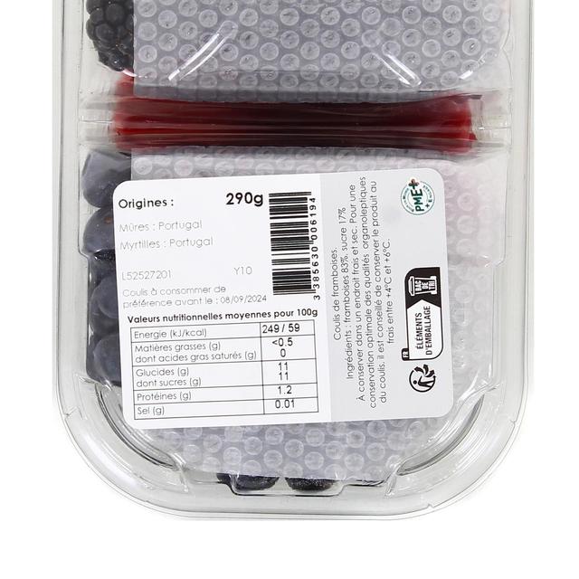 3385630006194 - - Duo Mûre / Myrtille + Coulis