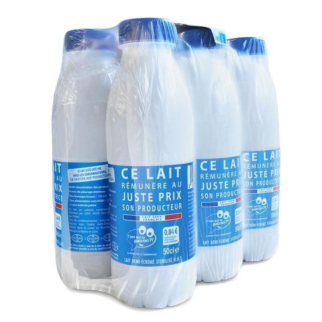 3248340056494 - C'est qui le Patron - Lait Demi-Ecreme Stérilisé UHT