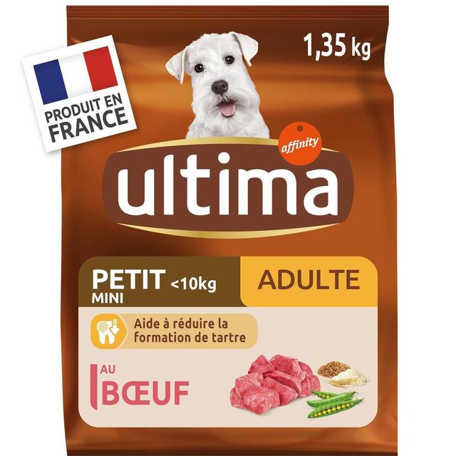 3700260417194 - Affinity - Ultima - Croquettes Boeuf Aide à réduire la formation du tartre pour petit chien Adulte