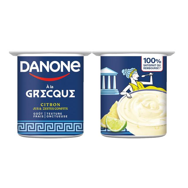 3033492058294 - Danone - Yaourt à la grecque citron