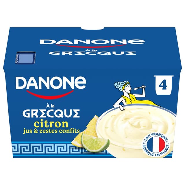 3033492058294 - Danone - Yaourt à la grecque citron